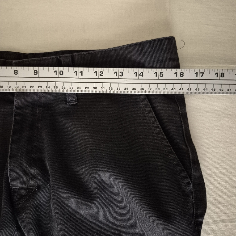 Dunderdon Mens‎ Black Slim Straight Leg Jeans 32x30 Casual Workwear Classic - Picture 9 of 12